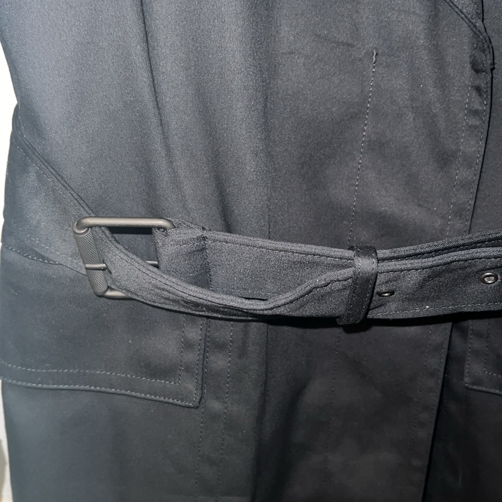 Banana Republic Black Trench Coat - Picture 9 of 12